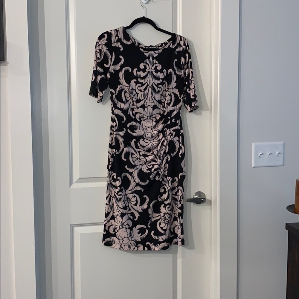 Pink and black Casual dress